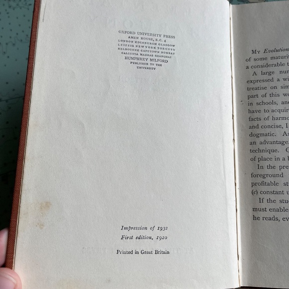 Vintage 1932 Elementary Harmony Part I by C.H. Kitson - Picture 7 of 7